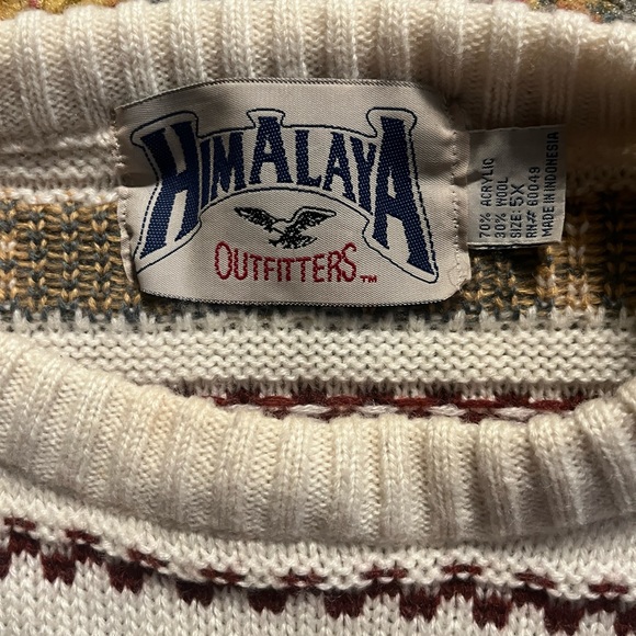 COPY - Vintage Himalaya Outfitters Mens Sweater - Picture 2 of 2